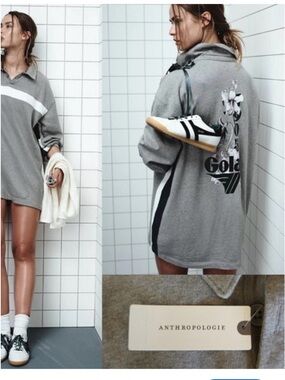 Gola x Anthropologie sz. medium team jersey dress